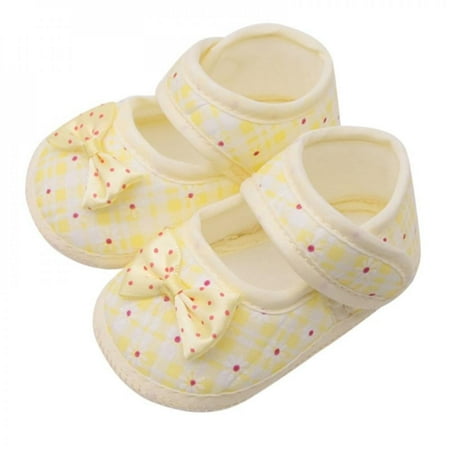 

Infant Baby Girls Mary Jane Soft Sole Bowknot Princess Shoes Newborn Flats Toddler Sneaker