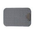 thumbnail image 2 of JingChun Bathtub Mat Non Slip, Shower Foot Scrubber Mat, 27 x 15 inch Long Bath Mat for Tub Non Slip with Suction Cups Drain Holes, Shower Mat with Foot Scrubber, Machine Washable, 2 of 6