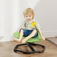 thumbnail image 2 of Qaba Butterfly-Shaped Kids Swivel Chair, Sensory Spinning Chair, Green, 2 of 10