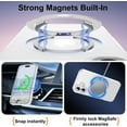 thumbnail image 2 of KOMI Magnetic for iPhone 16 Plus Case with Invisible Stand, [10 FT Drop Protection] [Velvety Touch] Slim Translucent Matte Back Shockproof Phone Case for iPhone 16 Plus 6.7'', White, 2 of 7