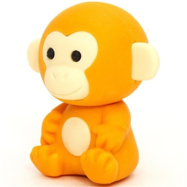 iwako yellow monkey eraser by from japan