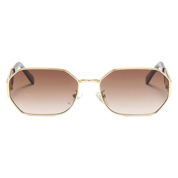 Gafas de sol para mujer, gafas de moda, cómodas, protección solar, , verano, Y2K, gafas de sol para vacaciones, senderismo, fiesta en la calle, cl Marrón