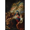 thumbnail image 3 of Gaspare Traversi 17x24 Black Modern Framed Museum Art Print Titled - Adoration of the Shepherds, 3 of 5