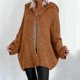 thumbnail image 1 of Pntutb Mujeres Casual Sólido Manga Larga Botón Con Capucha Cardigan Suéter Abrigo con bolsillos tops Flash Picks Pntutb Pntutb-5269, 1 of 8