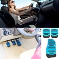 thumbnail image 3 of Cubiertas de pedales antideslizantes para coche, juego de almohadillas de pedal de aleación de aluminio para automóvil, accesorios de repuesto universales para pedal de embrague y freno de gas., 3 of 8