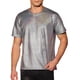 thumbnail image 1 of Camiseta metálica INSPIRE CHIC para hombre, cuello redondo, mangas cortas, camiseta brillante con brillo, color plata, 1 of 6