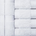 thumbnail image 5 of Superior Egyptian Cotton Heavyweight Face Towel Set of 6, White, 5 of 6