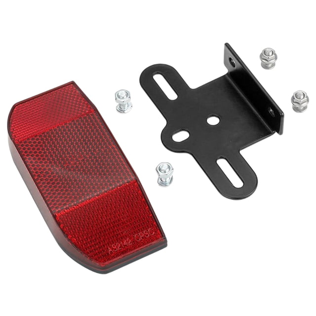 MOVTOTOP Durable Plastic and Iron Bike Reflectors for Increased Safety with Easy Installation Assorted Color