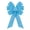 Blue, variant on Faux Burlap Ribbon Bows Farmhouses Wreath Bows for Outdoor Indoor Front Door Home Decorations Tree Toppers Bowknot