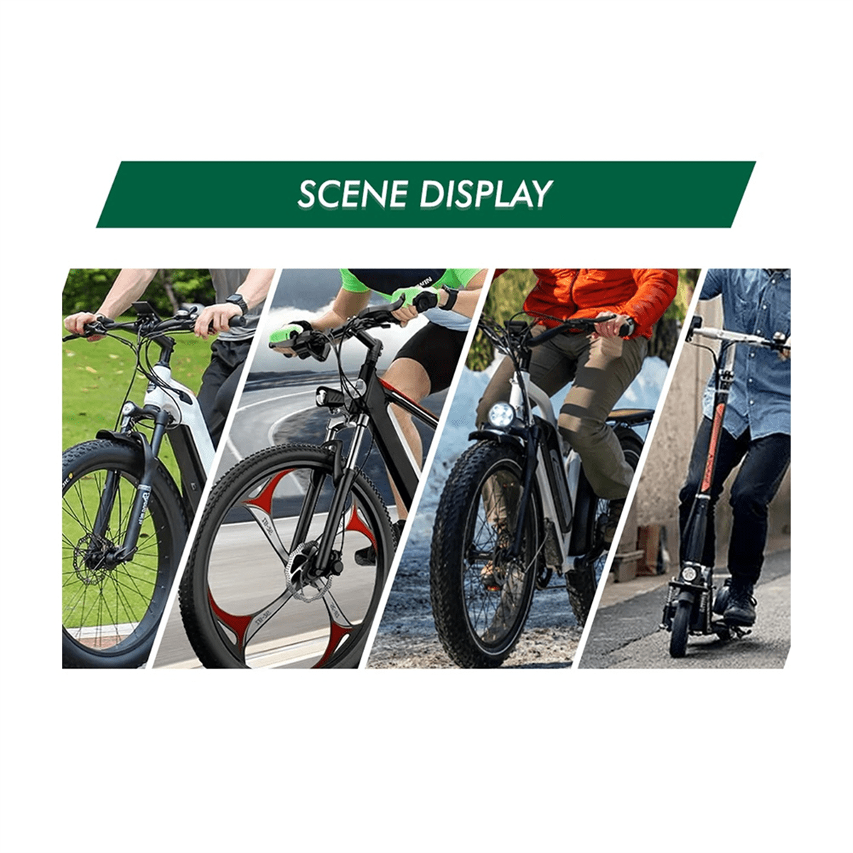 Écran LCD P3C Pour Vélo électrique – 24/36/48/60V, USB, UART 5 Broches, étanche, Compteur Multifonction