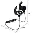 thumbnail image 4 of Audífonos Sport Bluetooth Mitzu MH-9312BK con Sujetador Negro, 4 of 4