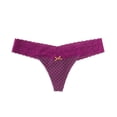 thumbnail image 2 of Braguitas de encaje Aeropostale con lunares para mujer color morado grande, 2 of 2