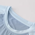 thumbnail image 2 of OOOUM Boys Raglan Long Sleeve Athletic Shirts Quick Dry Breathable Summer Tops Lightweight Stretch Training Running Rash Guard Sky Blue 3-4 Years, 2 of 9
