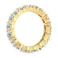 thumbnail image 2 of 4 Carat Diamond Eternity Wedding Band Ring in 14K Yellow Gold - IGI Certified (Value Collection) (Ring Size 9), 2 of 5
