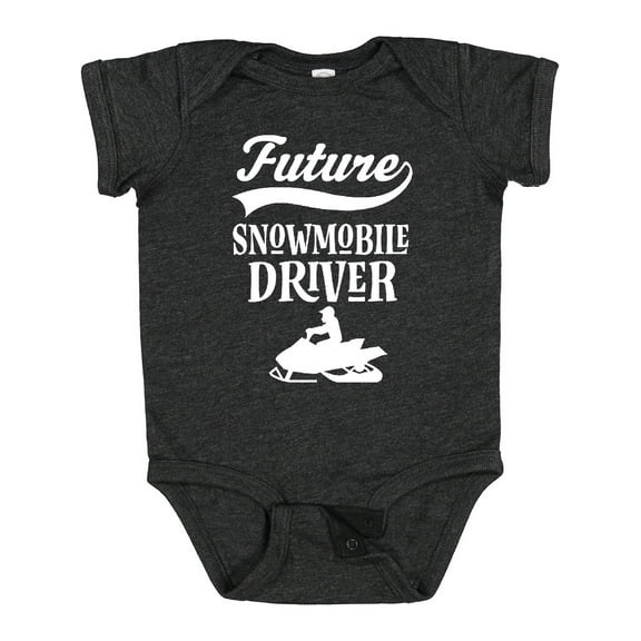 Inktastic Future Snowmobile Driver Snowmobiling Boys or Girls Baby Bodysuit