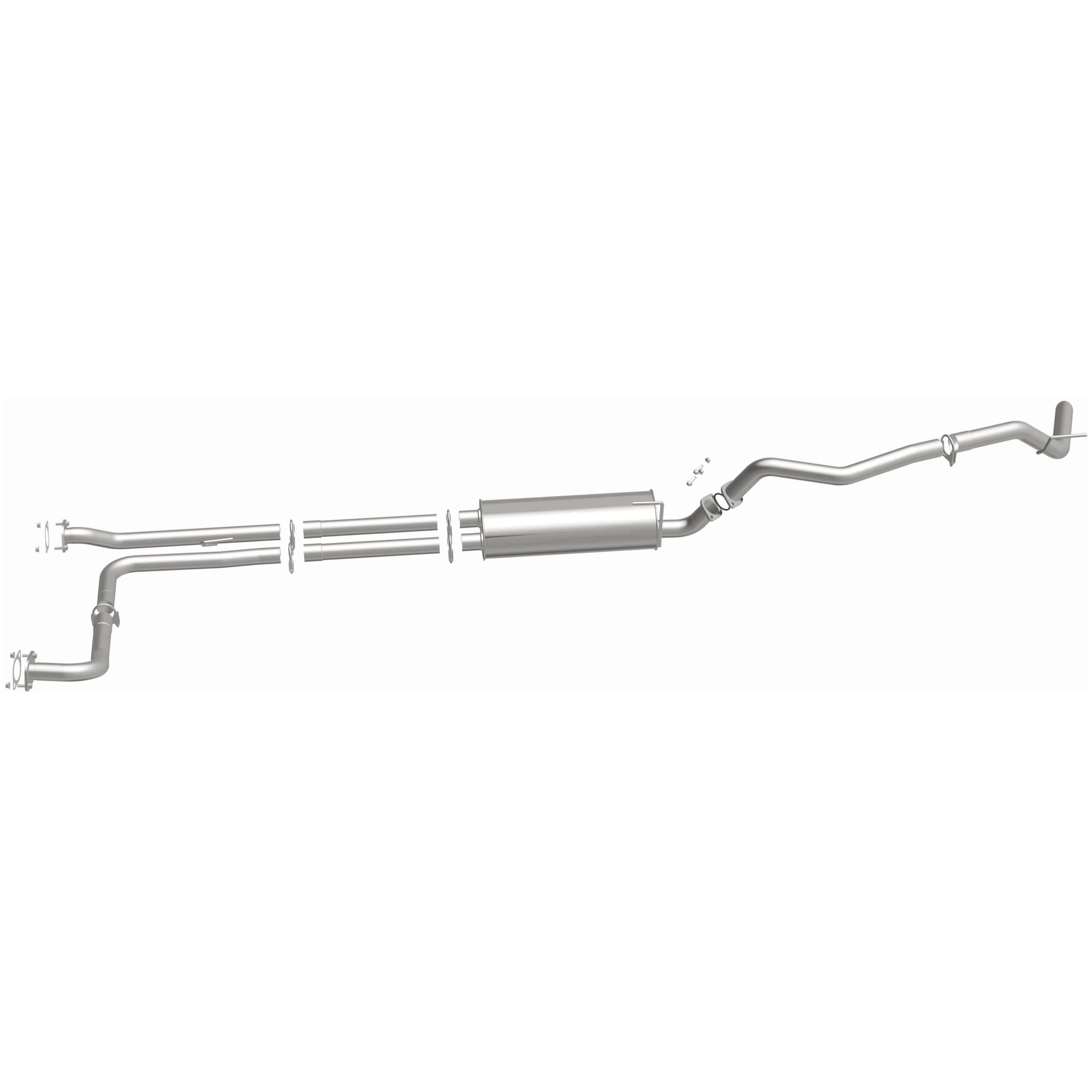 BRExhaust OE Replacement Exhaust System Kit 106-0742: Compatible with 2007-2010 INFINITI QX56 5.6L, 2007-2015 Nissan Armada 5.6L, 2004-2015 Nissan TITAN 5.6L