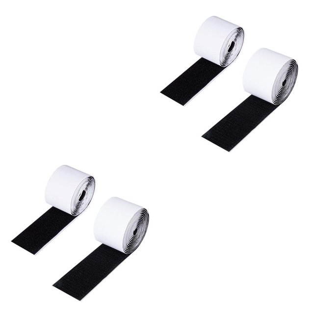 Soidarity Pedal de efectos de guitarra eléctrica, cinta de montaje, rollo de agarre de gancho, suministros para instrumentos, 5cm, 2m No.01 2piezas Soidarity CBP097317