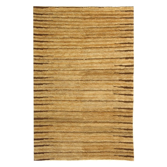 SAFAVIEH Organic Isabella Striped Braided Jute Area Rug, Natural, 8' x 10'