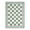 Pea Green, variant on FairOnly Checkerboard 2'x6'Brown Runner Rug Machine Washable Stain Resistant Non Slip Geometric Mat for Hallway Kitchen Laundry