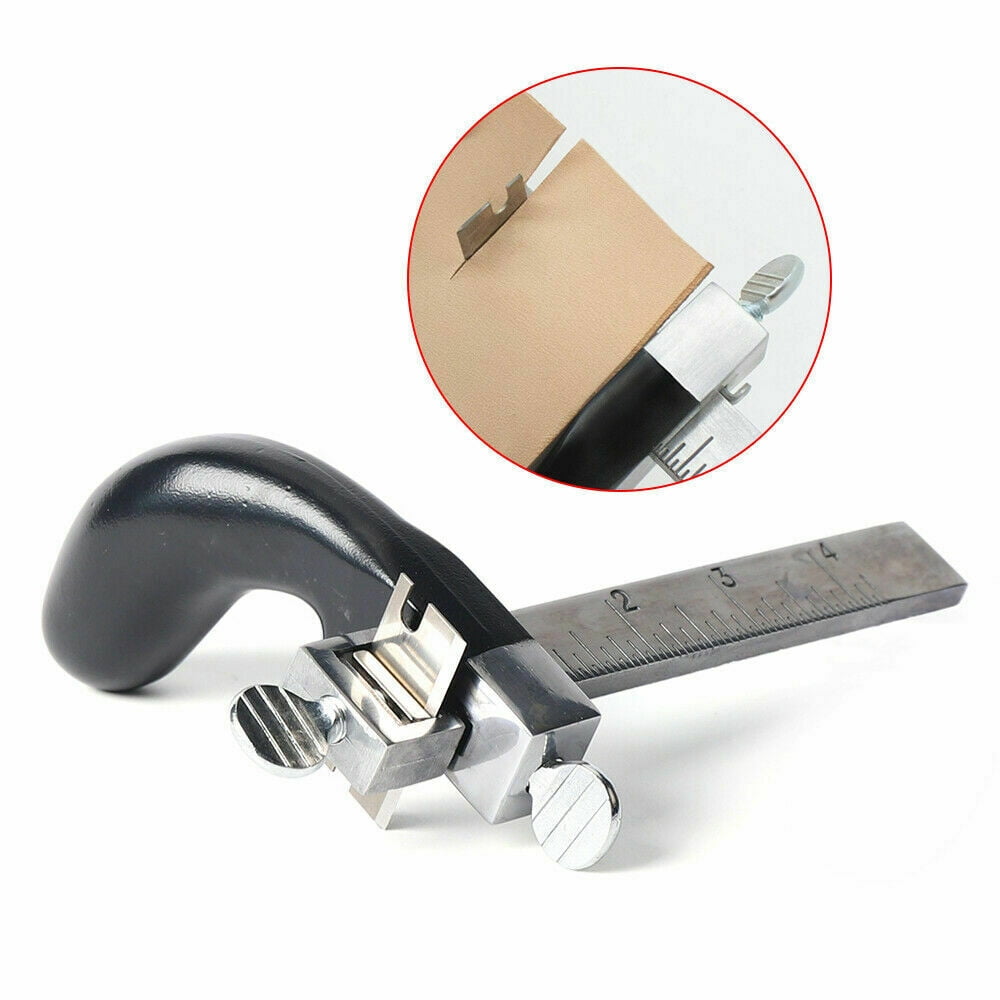 Leather Strap Cutting Tool + 3 x Blade for Leather Craft Professional and Amateur