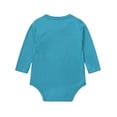 thumbnail image 3 of WIBACKER Bamboo Viscose Unisex Baby Long Sleeve Bodysuit Solid Color 0-18M Soft Jumpsuit for Infant Boys and Girls, 3 of 8