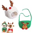 thumbnail image 1 of Sofenthiss Adorable Christmas Tree Pom-Pom Hat, Cat/Dog Christmas Tree Pom Pom Hat, for Pet(A02,Small), 1 of 7