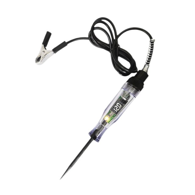 Probador de circuitos, comprobador de voltaje, resistente, versátil, accesorios para bolígrafos de prueba eléctricos, bolígrafo de prueba eléctrico pr Cable negro