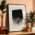 thumbnail image 3 of Ink Work 008 - Painting Abstract Minimalist Modern Art Geometric Black and White Black Framed Wall Art Print 12 x 18 inches, 3 of 8