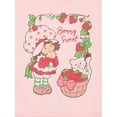 thumbnail image 5 of Strawberry Shortcake Kids Graphic Fleece Crewneck Sweatshirt, Sizes 4-18, 5 of 6