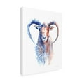 thumbnail image 2 of Aimee Del Valle 'Copper and Blue Ram' Canvas Art, 2 of 3
