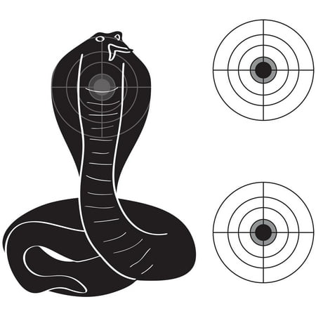 Practice Shooting Targets - Snake Practice Target Fun Style Shooting Targets