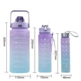 thumbnail image 4 of Termos para agua 3 uds para beber vasos reutilizables fría para acampar senderismo correr, 4 of 8