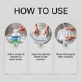 thumbnail image 3 of Miiottaa Highly Effective Extreme Underarm and Collar Stain Removal Powder For Clothes Safe And Gentle On Various Fabric Type, 3 of 12