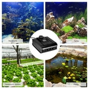 Lychee 300 Gallon 254GPH Aquarium Air Pump Four Outlet for Aquarium Fish Tank Ponds Black
