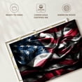 thumbnail image 6 of Elephant Stock Waving American Flag Wall Art - Horizontal Canvas Wall Art - Living Room Wall Decor - Flags Canvas - Black And Red Decor - 51" x 34", 6 of 8