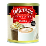 Caffe D'Vita Premium Instant Mocha Cappuccino, 16 oz Canister