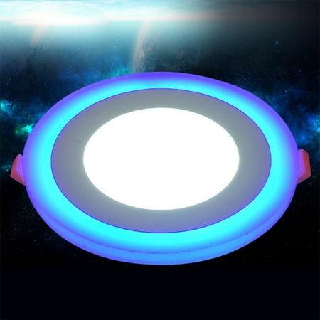 Dual Color Acrylic Led Recessed Ceiling Panel Down Lights Ultra Slim Lamp For Indoor Office Restaurant Square 3 2w Blue White Canada Dual Color Acrylic Led Recessed Ceiling, 2 Led Recessed Light Ultra Bright 3w