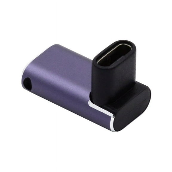 FVH USB4 Type C Female to Female 240W Power 40Gbps Data 8K Video Adapter Up Down Angled for NS Phone Laptop