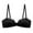 Black, variant on Lixiuxyad Womens Bras Front Closure "Wireless Back Bra For Women Push Up Adjustable Gather Small Bust Side Support Lingerie Set"