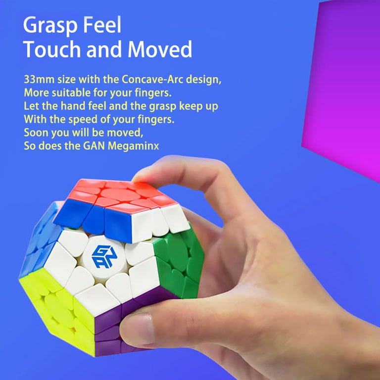 GAN 249 V2, 2x2 Speed Cube Gans Mini Cube Puzzle Toy 2x2x2 Magic Cube 49mm  (Stickerless)