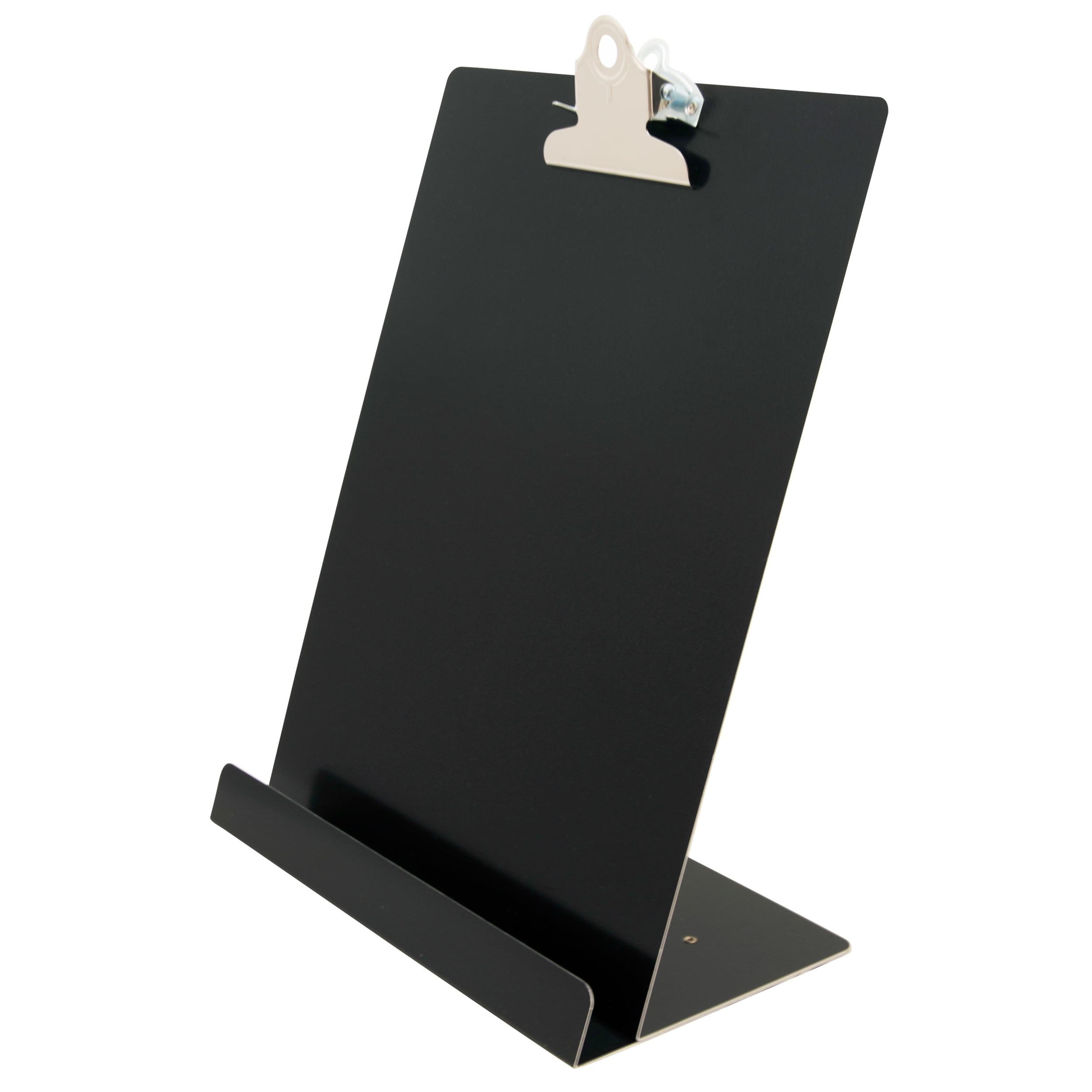 Saunders Aluminum Clipboard and Tablet Stand, A, Letter, Black, Free Standing