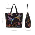 thumbnail image 5 of Naloa Humming Bird Tote Bag for Women Large Capacity Shoulder Bag for College Work Travel Shopping, 5 of 8