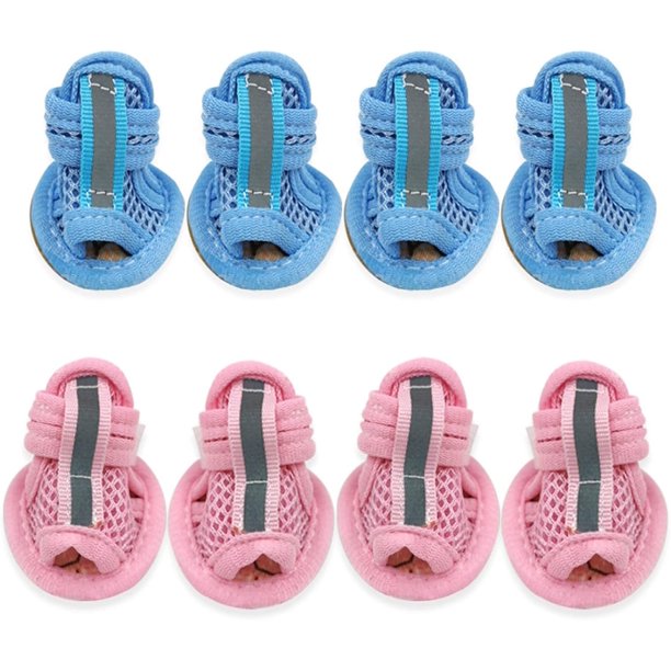 Mesh Dog Shoes Dog Boots, Breathable Dog Shoes for Small Dogs
