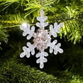 thumbnail image 3 of Colgantes de nieve Adornos navideños Suministros para fiestas DIY Decoraciones para árboles de Navidad Colgantes colgantes para fiestas Estilo A, 3 of 8