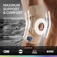 thumbnail image 3 of MODVEL Donut Knee Brace With Strap Nude (Medium), 3 of 8