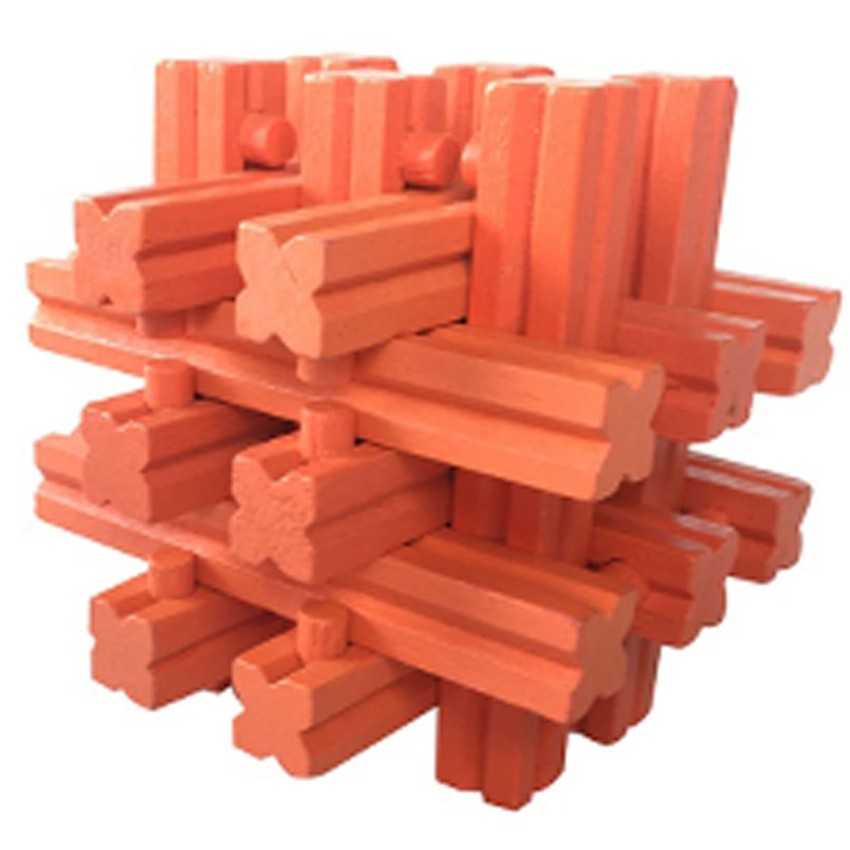 Zummy Brain Teasar 3D Wooden Colorful Puzzle Pack (4 Puzzles)