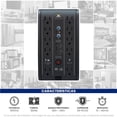 thumbnail image 2 of No Break Inteligente CDP R-Smart1510 UPS 1500VA/900W Respaldo 15-45min AVR Supresor de Picos 10 Salidas 6 USB RJ45, 2 of 4