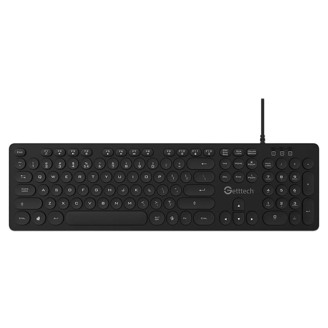 Teclado Getttech GTI-28201G Retroiluminado USB Color Gris