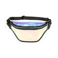 thumbnail image 2 of Waterproof Waist Bag | Clear Shiny PVC Fanny Pack | Adjustable Nylon Belt | Roomy 28x16x8cm | Multi-Purpose Sling or Shoulder Bag | Travel, Concert, Festival Accessory | Multicolor, 2 of 7