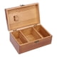 thumbnail image 4 of Caja de costura de madera, portaherramientas de costura, vacía, retro, con compartimentos, regalo para, 4 of 9